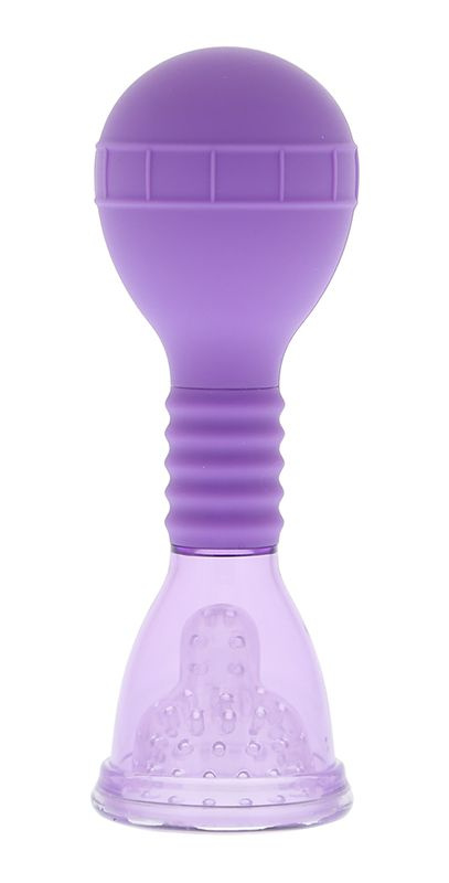 Фиолетовая помпа для клитора PREMIUM RANGE ADVANCED CLIT PUMP купить в секс шопе