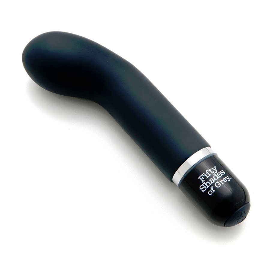 Черный силиконовый мини-вибратор Mini G-Spot Vibrator - 13,3 см. купить в секс шопе
