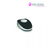 Черная пробка Mystim Rocking Vibe S с возможностью подключения к электростимулятору - 9,7 см. купить в секс шопе