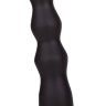 Чёрная анальная ёлочка из 5 звеньев - 20 см. купить в секс шопе
