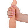 Телесная насадка в форме фаллоса для трусиков с плугом - 19,3 см. купить в секс шопе