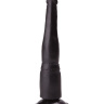Чёрный анальный фаллоимитатор на подошве-присоске - 18,5 см. купить в секс шопе