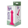 Розовая анальная пробка-фаллос CARVED PLUG - 13,5 см. купить в секс шопе