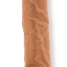 Кофейный фаллоимитатор на присоске Steadfast - 18,9 см. купить в секс шопе