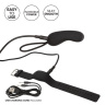 Черное виброяйцо с браслетом-пультом Wristband Remote Curve купить в секс шопе
