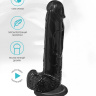 Черный реалистичный фаллоимитатор Mr. Bold XL - 22 см. купить в секс шопе