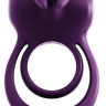 Фиолетовое эрекционное кольцо VeDO Thunder Bunny купить в секс шопе