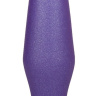 Фиолетовый конический анальный плаг - 14 см. купить в секс шопе
