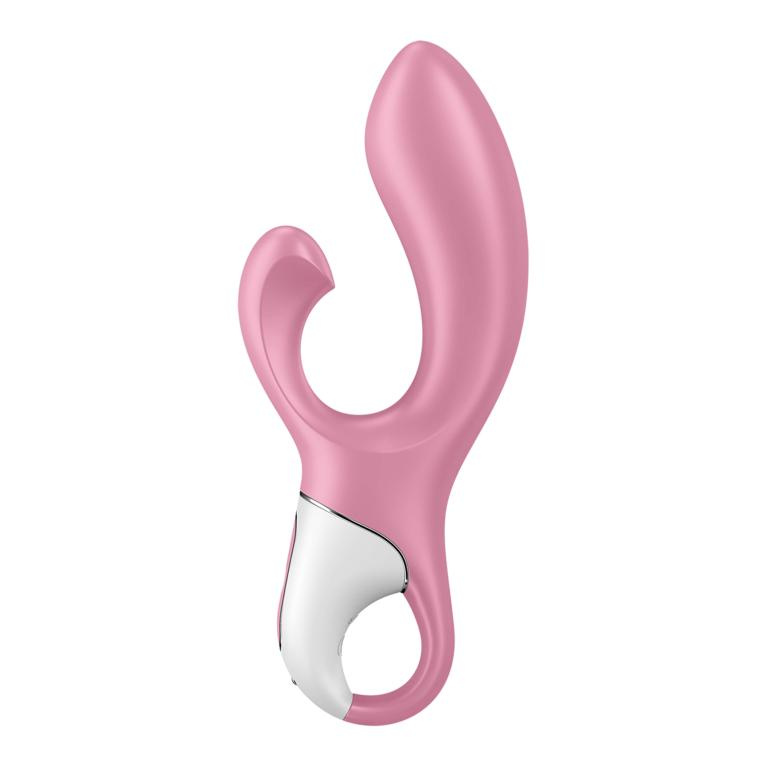 Розовый вибратор-кролик с расширением Air Pump Bunny 2 - 20,4 см. купить в секс шопе