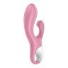 Розовый вибратор-кролик с расширением Air Pump Bunny 2 - 20,4 см. купить в секс шопе