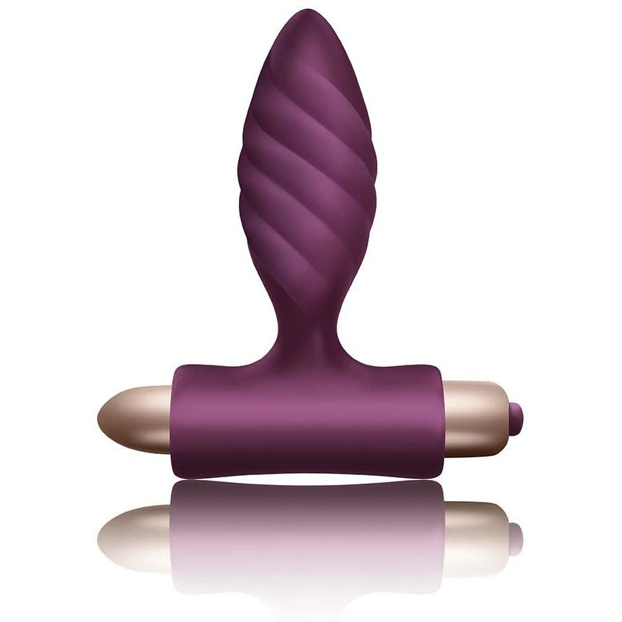 Фиолетовая анальная пробка Climaximum Oryx - 8,5 см. купить в секс шопе