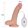 Телесный вибромассажер-реалистик Ultra Soft Dude 8.8 - 20 см. купить в секс шопе