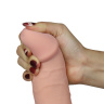 Телесный вибромассажер-реалистик Ultra Soft Dude 8.8 - 20 см. купить в секс шопе