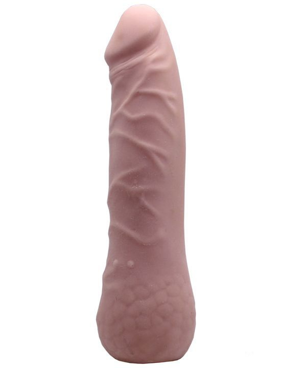 Телесный гнущийся фаллоимитатор Modern ULTRASKIN - 16,3 см. купить в секс шопе