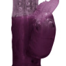 Фиолетовый вибратор-кролик Rotating Beetle - 22 см. купить в секс шопе