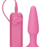 Розовая вибровтулка с выносным пультом управления - 11,4 см. купить в секс шопе