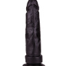 Крупный чёрный фаллоимитатор без мошонки - 20,5 см. купить в секс шопе
