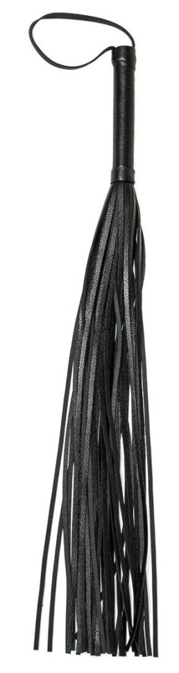Черная плеть Party Hard Risque - 63,5 см. купить в секс шопе