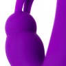 Фиолетовый вибратор JOS TATY с пульсирующими шариками - 21,5 см. купить в секс шопе