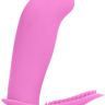 Розовый вибростимулятор Leon с пультом ДУ - 10,3 см. купить в секс шопе