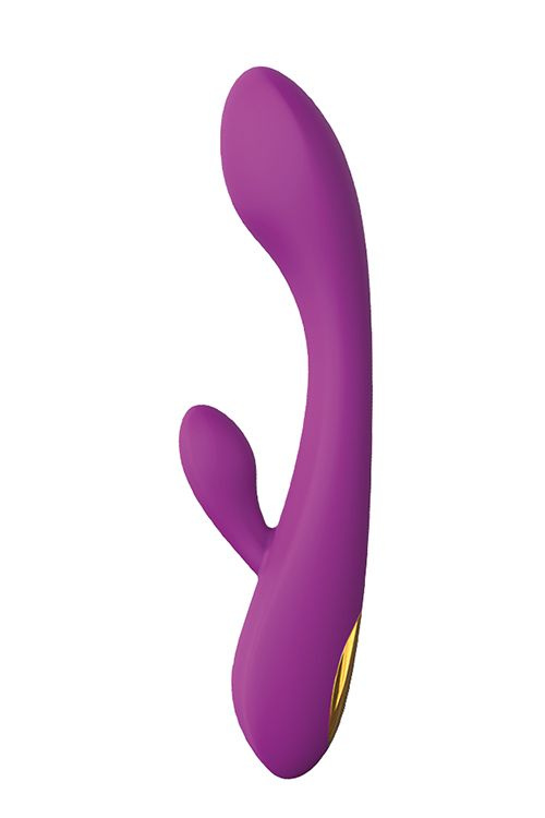 Фиолетовый вибратор HONEY BUNS с клиторальным стимулятором купить в секс шопе