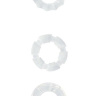 Набор из 3 прозрачных эрекционных колец MENZSTUFF STRETCHY COCK RINGS купить в секс шопе
