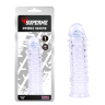 Прозрачная насадка на пенис Swirls Sleeve - 16 см. купить в секс шопе