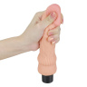 Телесный вибромассажер-реалистик Real Softee 7.8 - 19,3 см. купить в секс шопе