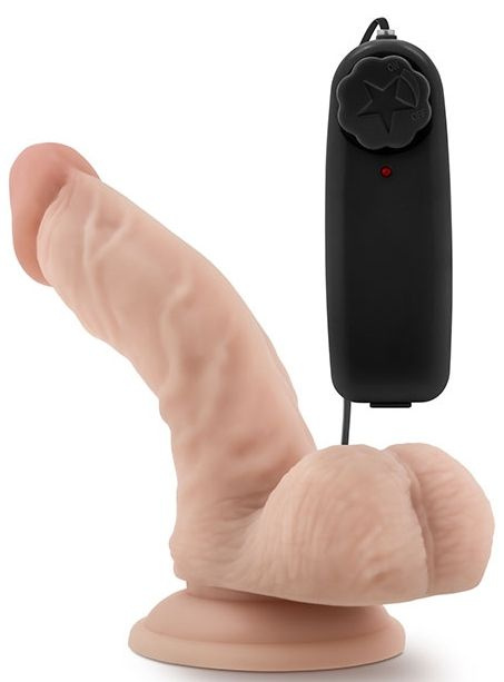 Телесный вибратор Dr. Ken - 16,5 см. купить в секс шопе