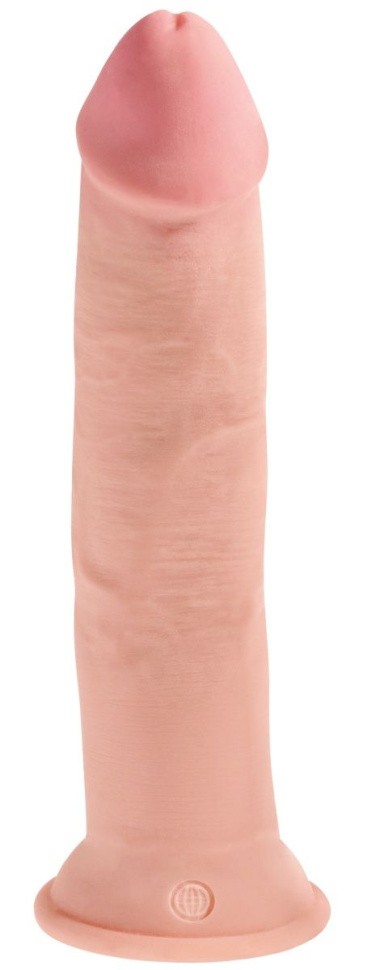 Телесный фаллоимитатор на присоске 9  Triple Density Cock - 26,7 см. купить в секс шопе
