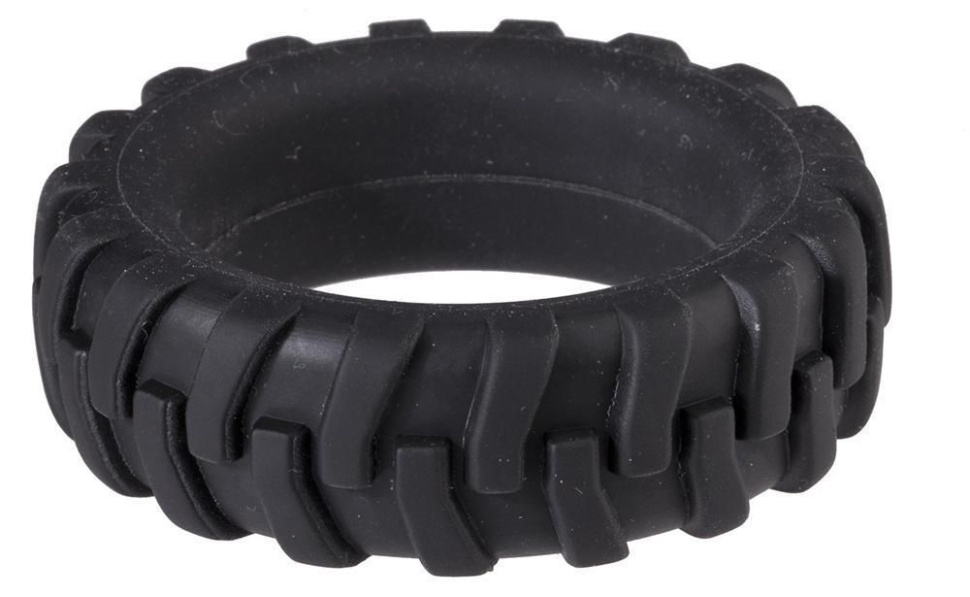 Эрекционное кольцо в форме шины PENIS TIRE купить в секс шопе
