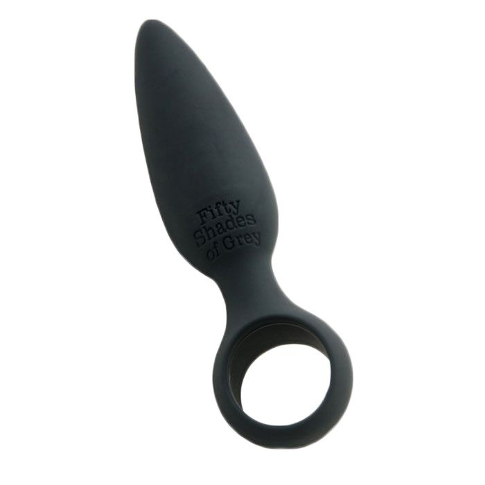 Чёрная анальная пробка Butt Plug - 10,8 см. купить в секс шопе