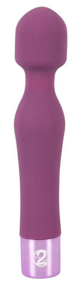 Фиолетовый жезловый вибратор Wand Vibe - 18,4 см. купить в секс шопе