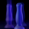 Голубая, светящаяся в темноте анальная втулка Kyle Glow - 10 см. купить в секс шопе