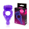 Фиолетовое эрекционное виброкольцо с шипиками купить в секс шопе