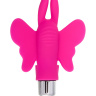 Розовая вибронасадка-бабочка на палец Eromantica Butterfly купить в секс шопе