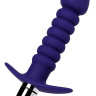 Фиолетовый анальный вибратор Condal - 14 см. купить в секс шопе