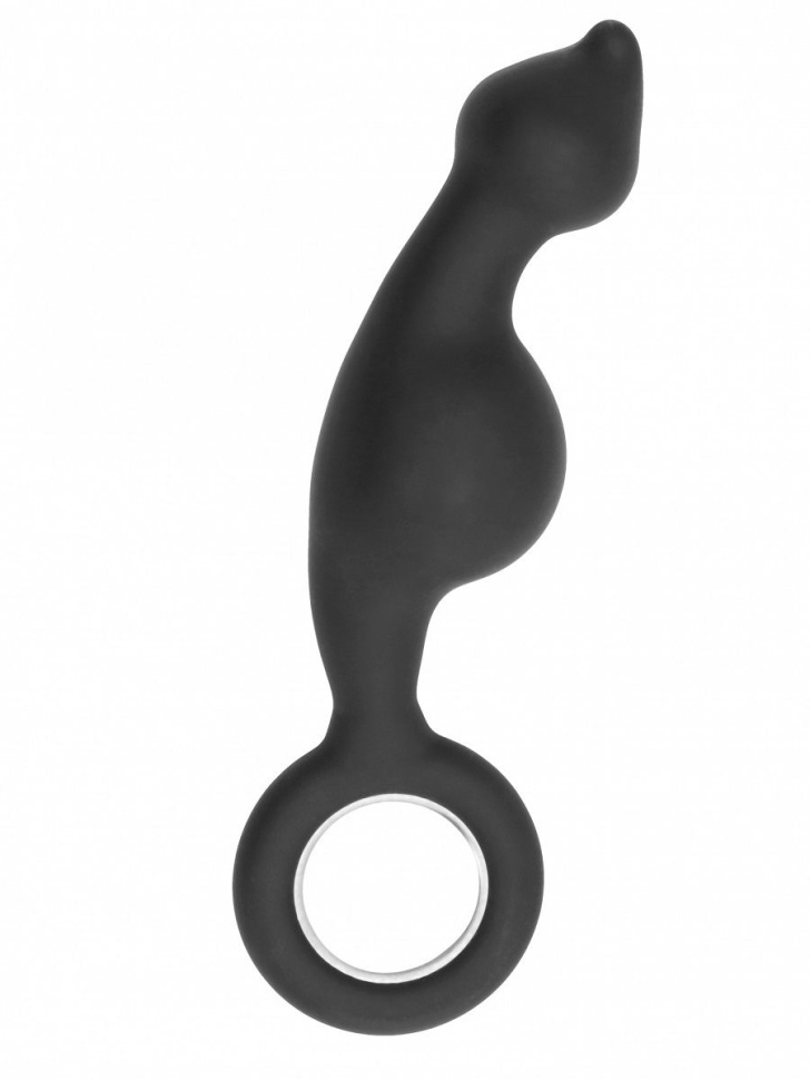 Анальный стимулятор No.62 Dildo With Metal Ring - 18 см. купить в секс шопе