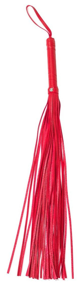 Красная плеть Party Hard Risque - 63,5 см. купить в секс шопе