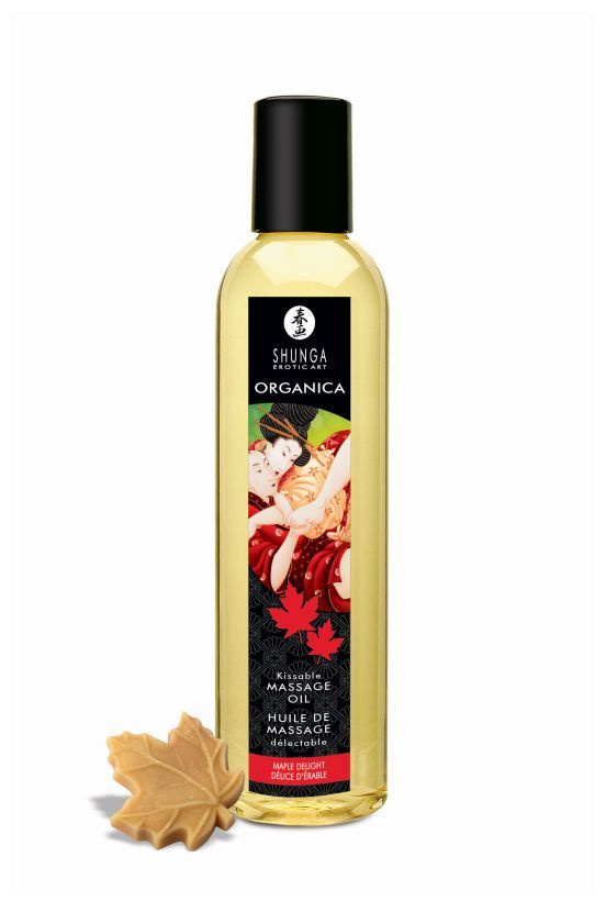 Массажное масло с ароматом кленового сиропа Organica Maple Delight - 250 мл. купить в секс шопе