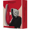 Красный бесконтактный клиторальный стимулятор Womanizer Marilyn Monroe Special Edition купить в секс шопе