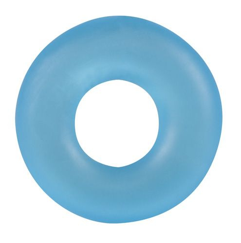 Голубое эрекционное кольцо Stretchy Cockring  купить в секс шопе