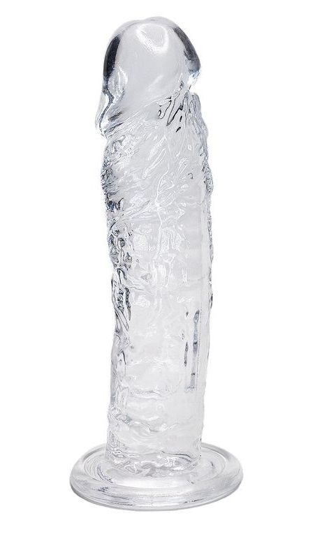 Прозрачный фаллоимитатор на присоске Empire Jelly Dildo - 19,3 см. купить в секс шопе