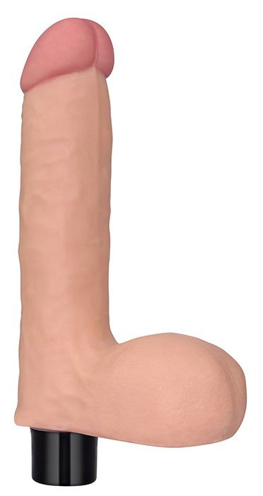 Телесный вибромассажер-реалистик Real Softee Cock 8 - 17 см. купить в секс шопе