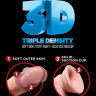 Телесный фаллоимитатор на присоске 6,5  Triple Density Cock - 20,3 см. купить в секс шопе
