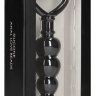 Черная анальная елочка Anal Love Beads - 15,3 см. купить в секс шопе