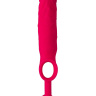 Розовая насадка на пенис с анальной втулкой-шаром  купить в секс шопе