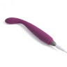 Фиолетовый гибкий тонкий вибратор Coco для G-стимуляции - 18,2 см. купить в секс шопе