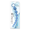 Синяя анальная цепочка Climax Anal Anal Beads Silicone Ridges - 32,6 см. купить в секс шопе