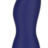Синий клиторальный стимулятор ATHOS - 13 см. купить в секс шопе